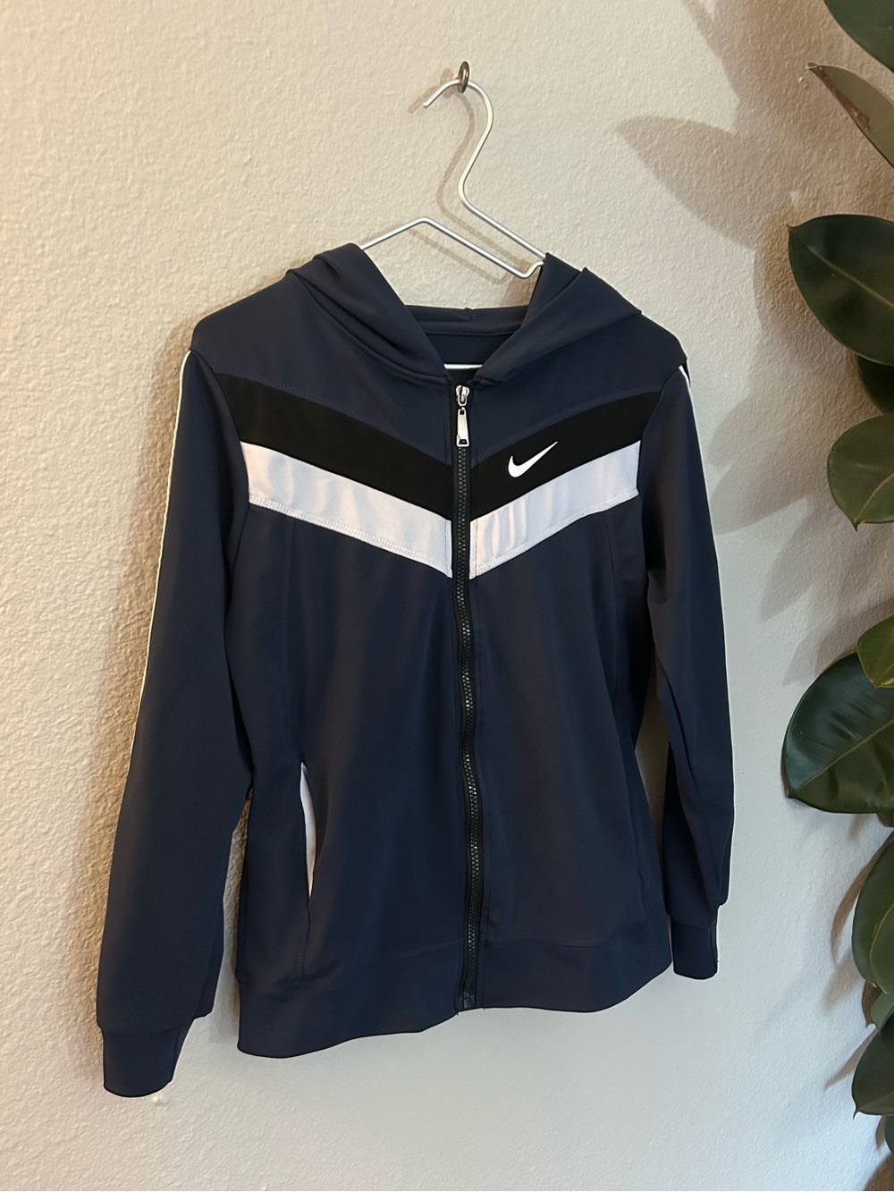 Nike navy track jacket